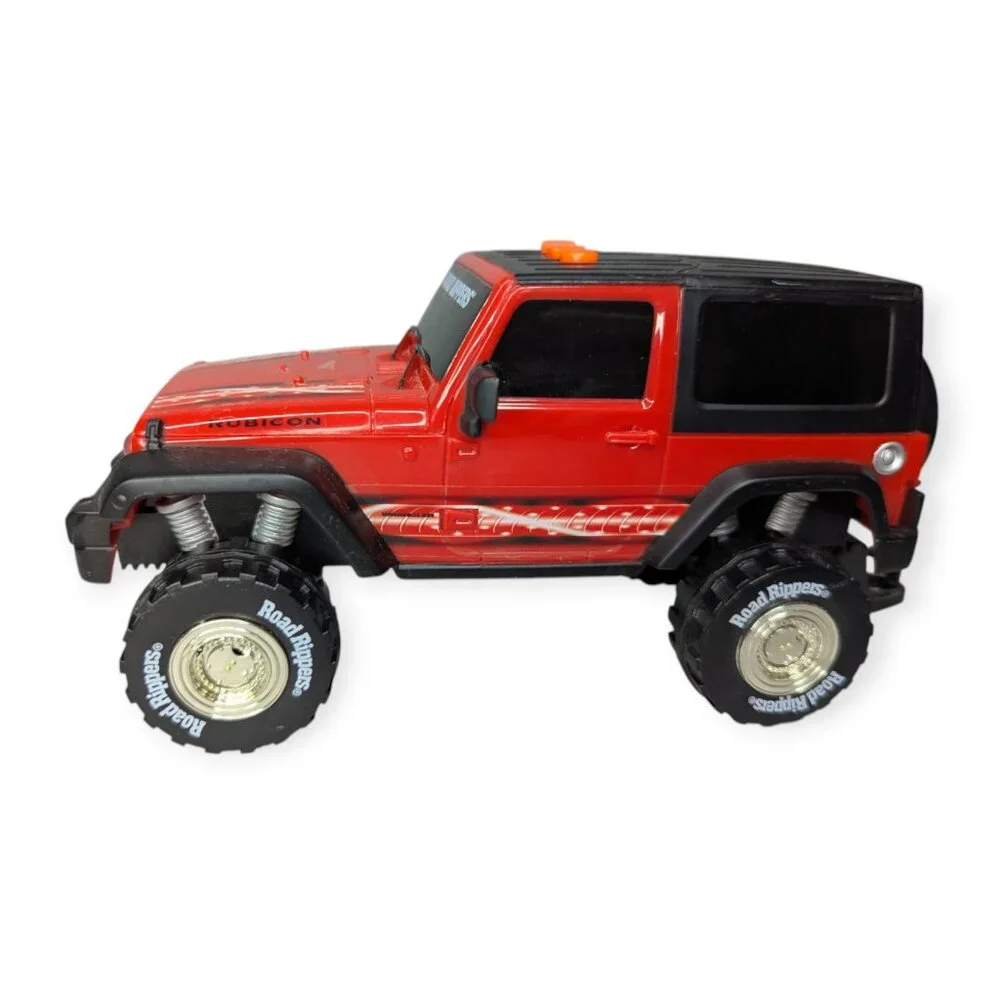 Road Rippers Jeep Wrangler Rubicon Off Road Crew w/Lights & Sounds Toy Car WORKS